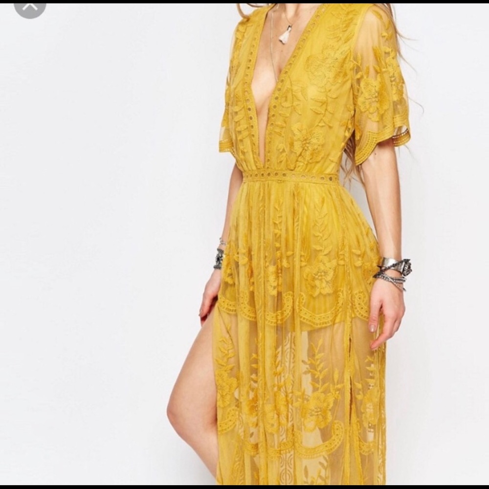 Honey Punch Maxi Romper size L