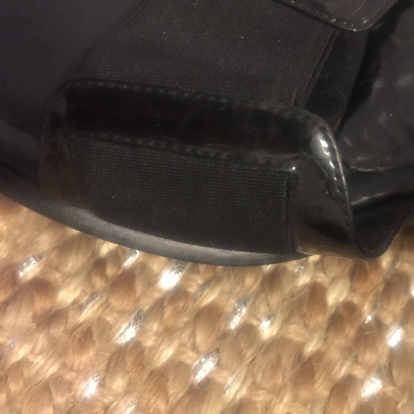 Donald J Pliner Black Leather Wedge Sandals - Picture 3 of 8