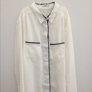 White button down shirt