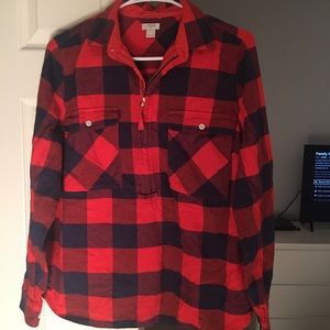 JCrew Buffalo Check Shirt-Jacket.