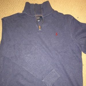 POLO RALPH LAUREN Cotton Half -Zip sweater