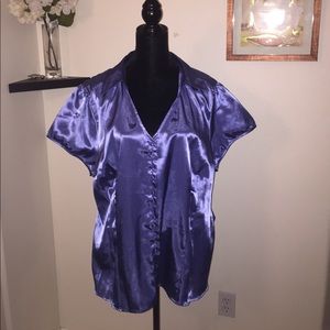 Periwinkle Short Sleeve Blouse