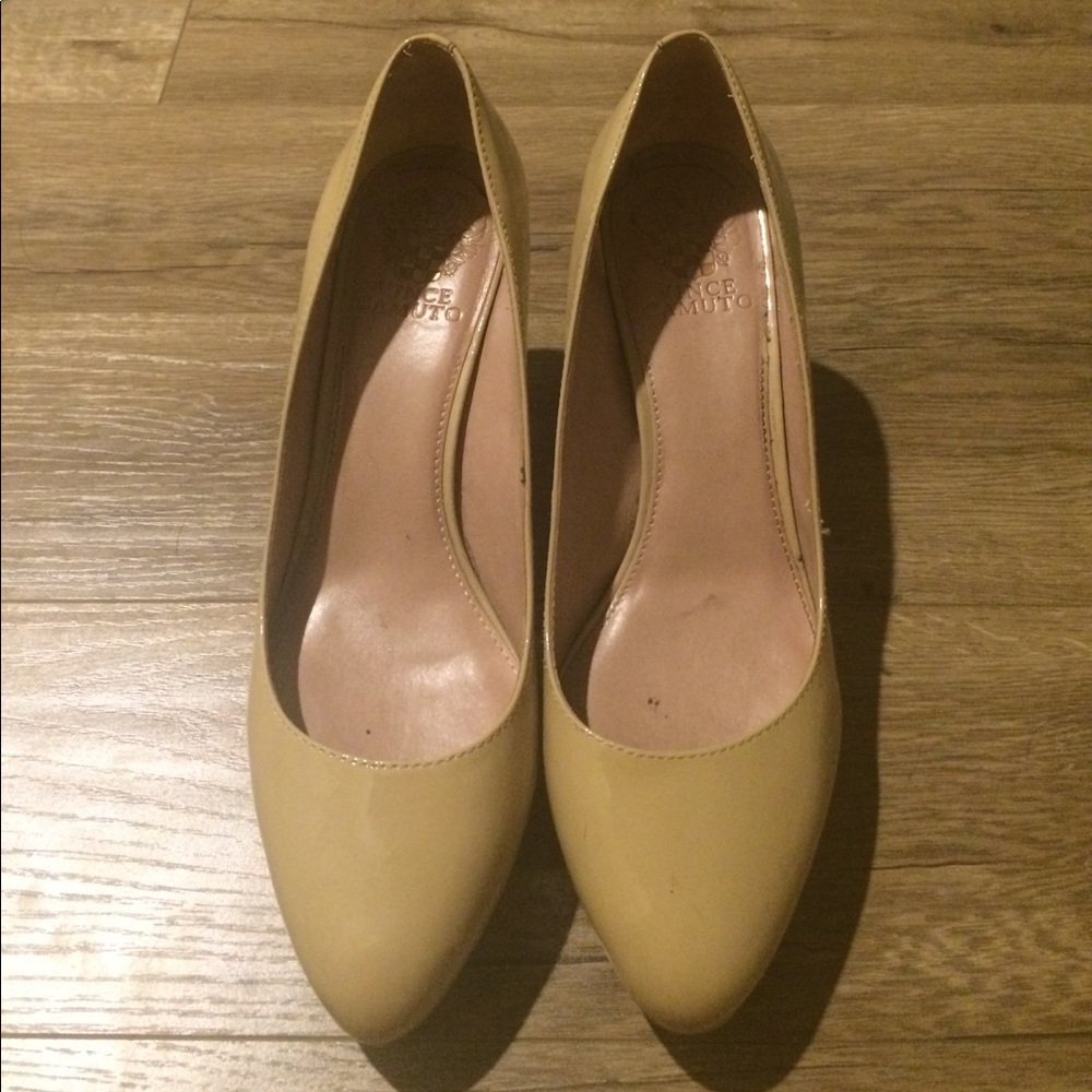 Tan, Vince Camuto heels