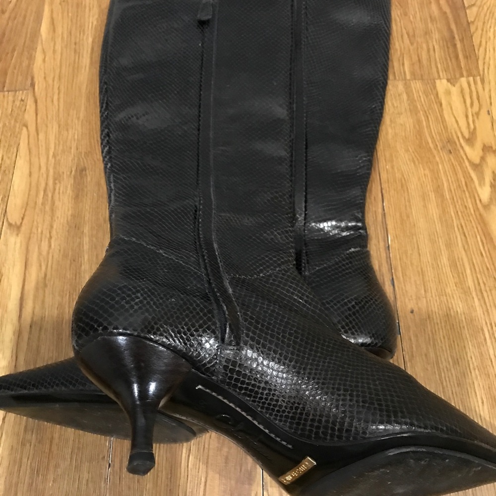 Cole Haan boots Nike air Faux Snakeskin Size 61/2