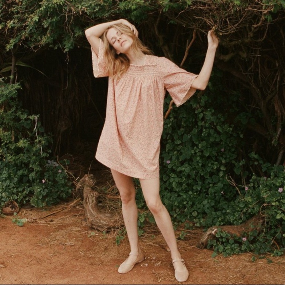 Dôen Rosemary Dress Dusty Pink XS New W/Out Tags