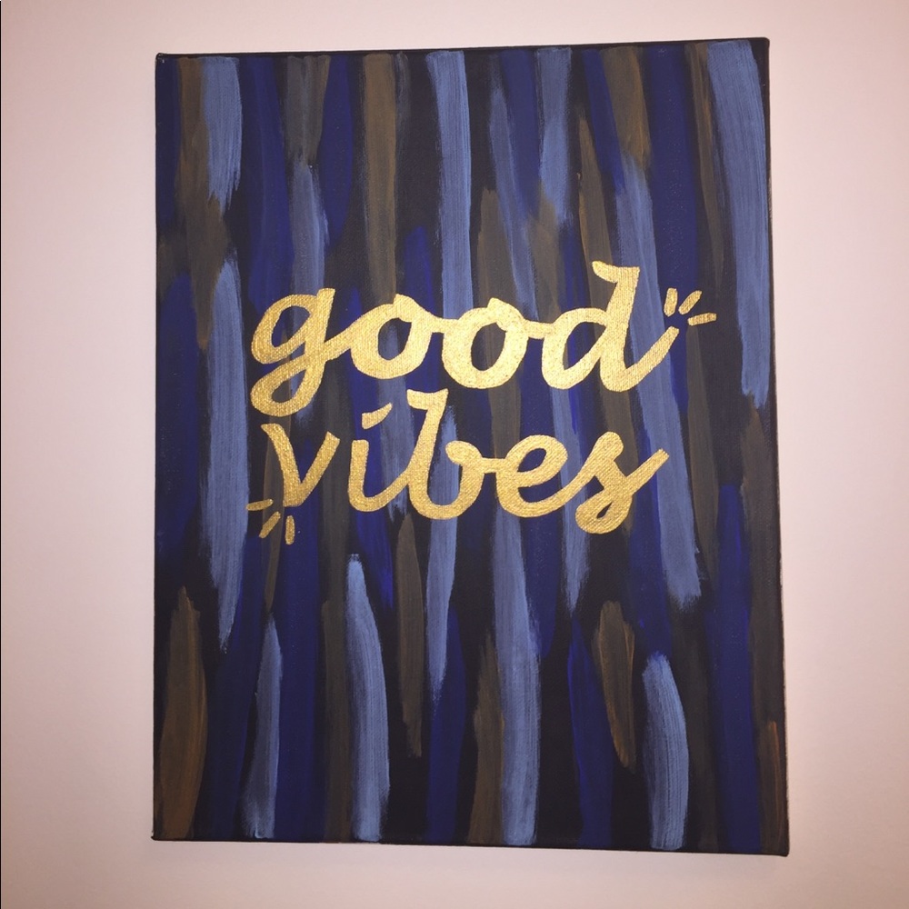 Good vibes canvas