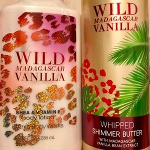 Bath & body works: Wild Madagascar Vanilla lotions