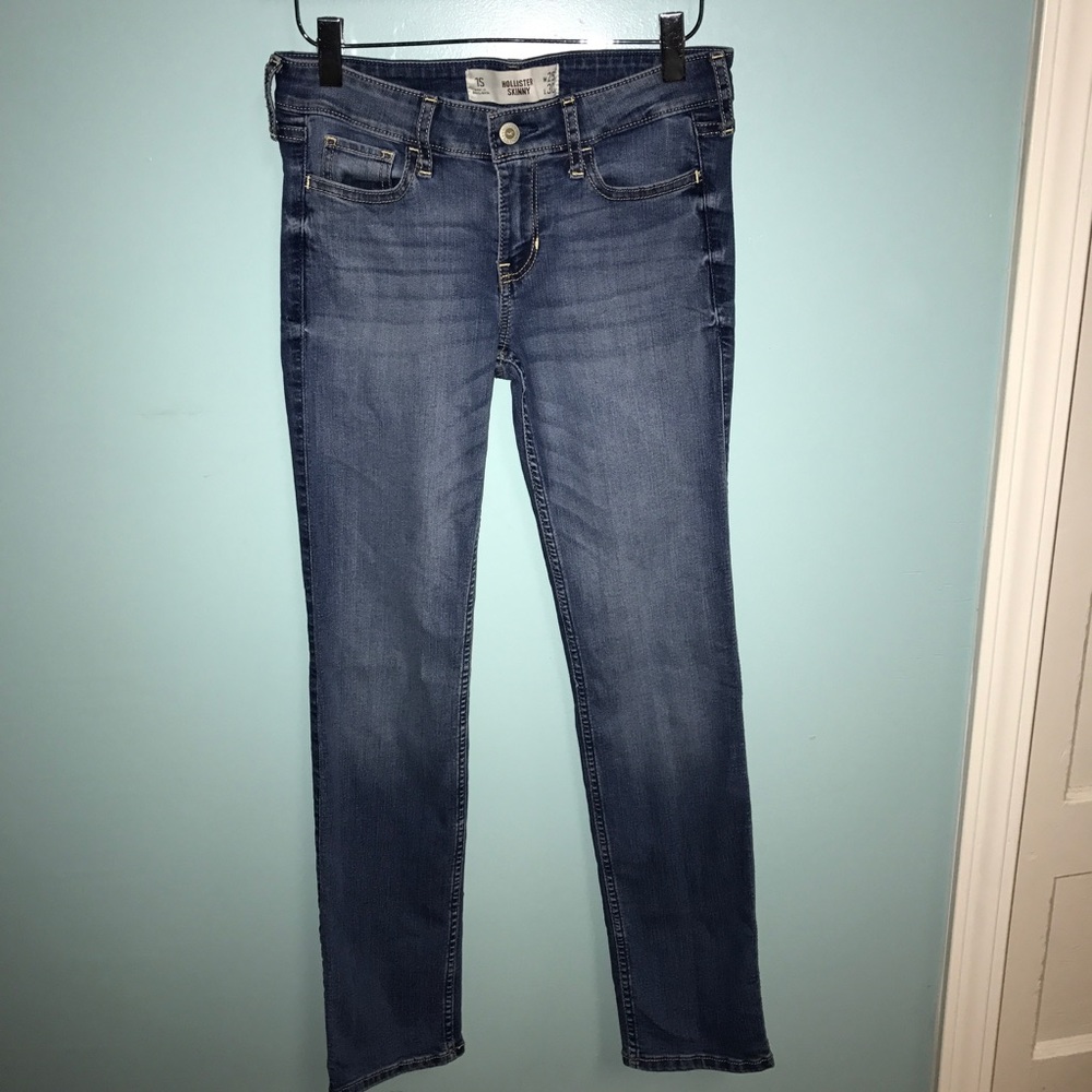 Hollister blue straight jeans