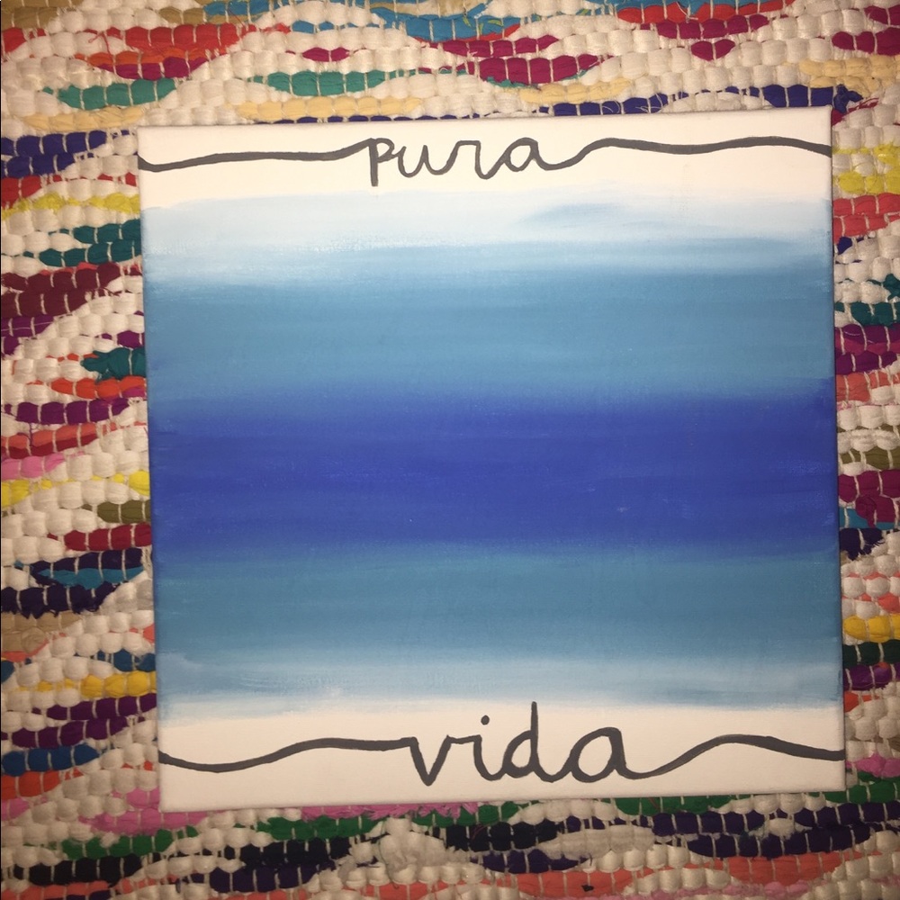 Pura vida canvas
