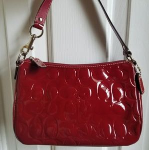 COACH patent leather mini bag