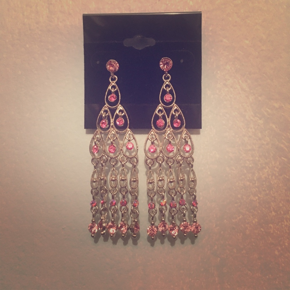 Pink Earrings