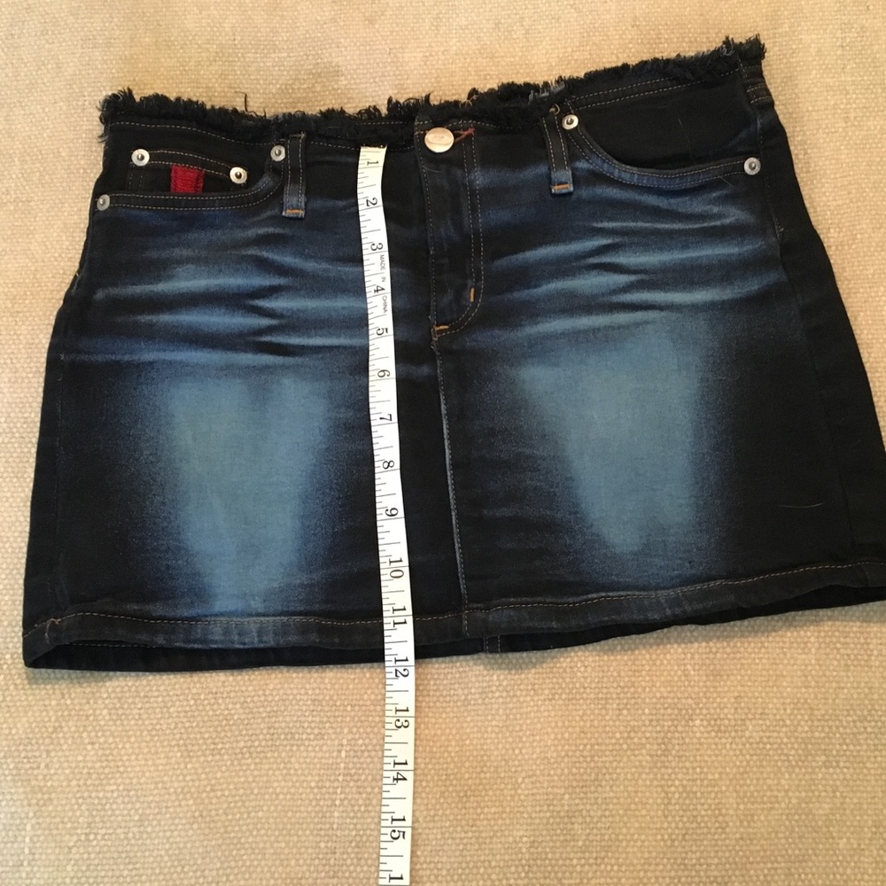 Denim mini skirt 💕