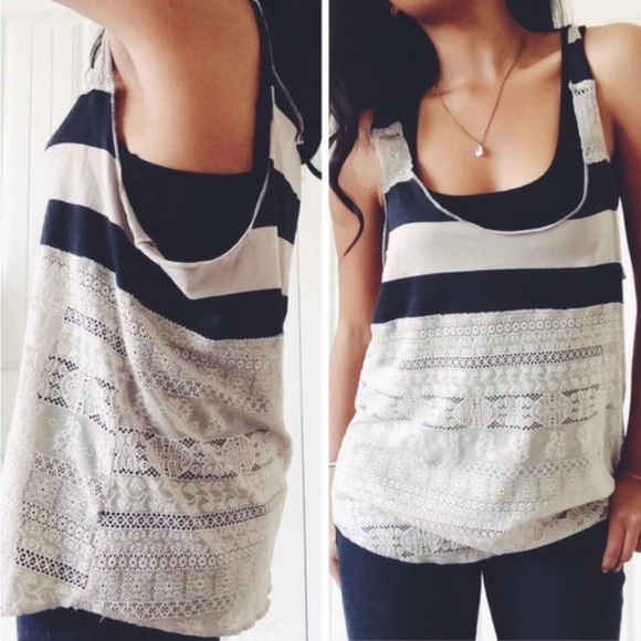 Free People Tops - We the free lace tank
