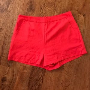 Red Francesca's professional shorts size medium