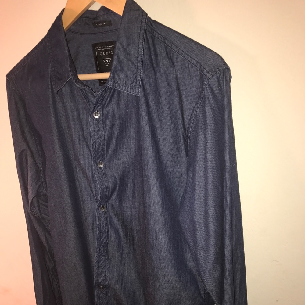Guess Denim Button Down