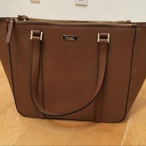 Kate Spade Large Tote, Brown *LIKE NEW*