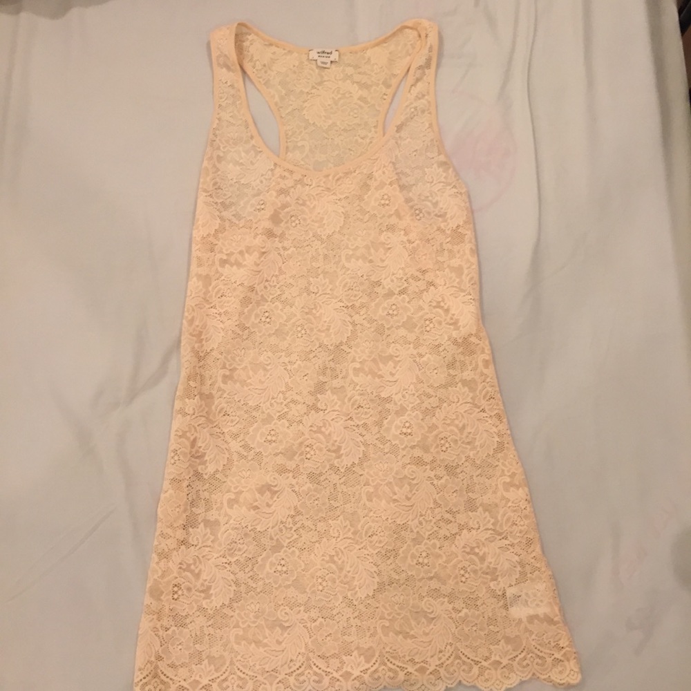 Wilfred lace tank- medium