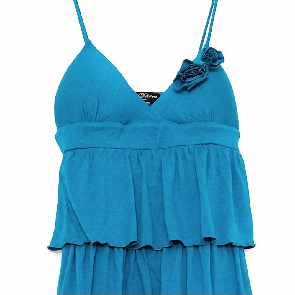 Delirious Women's Juniors Layered Spaghetti Straps