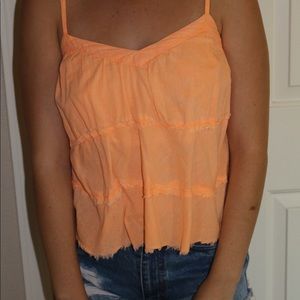 Orange Guess Spaghetti Strap Top