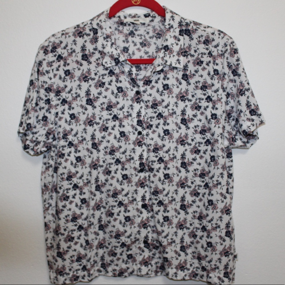 Vans Women's Button-up Floral Top