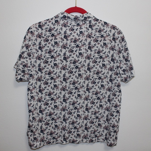 Vans Women's Button-up Floral Top - Picture 3 of 3