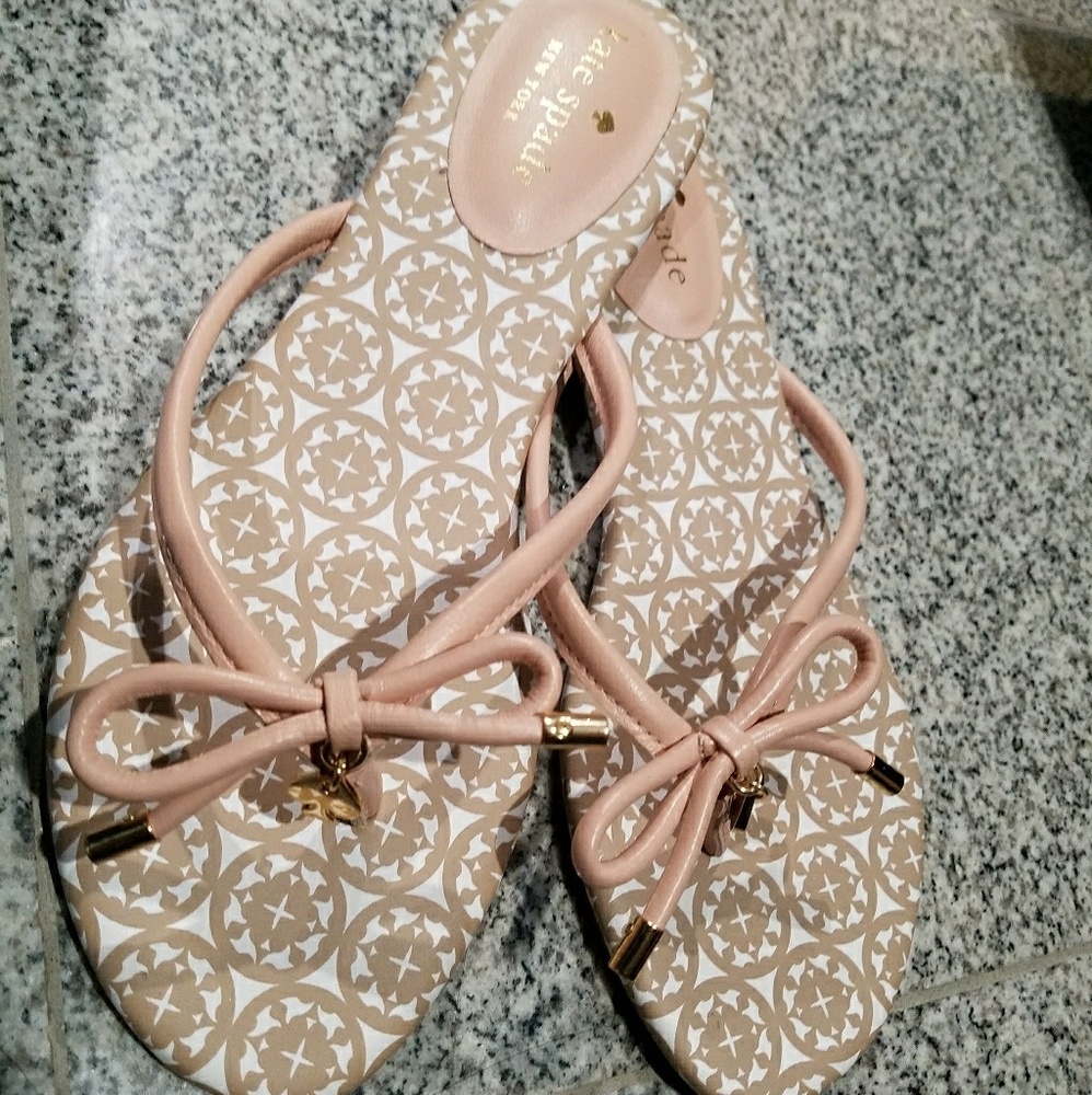 New Kate Spade new mistic bow flat thong sandal