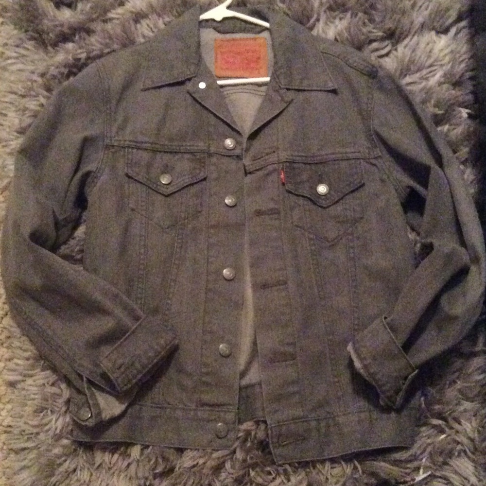 GREY VINTAGE LEVI JEAN JACKET