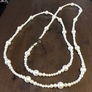 Long Pearl Necklace