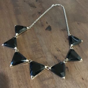 Black Triangle Necklace