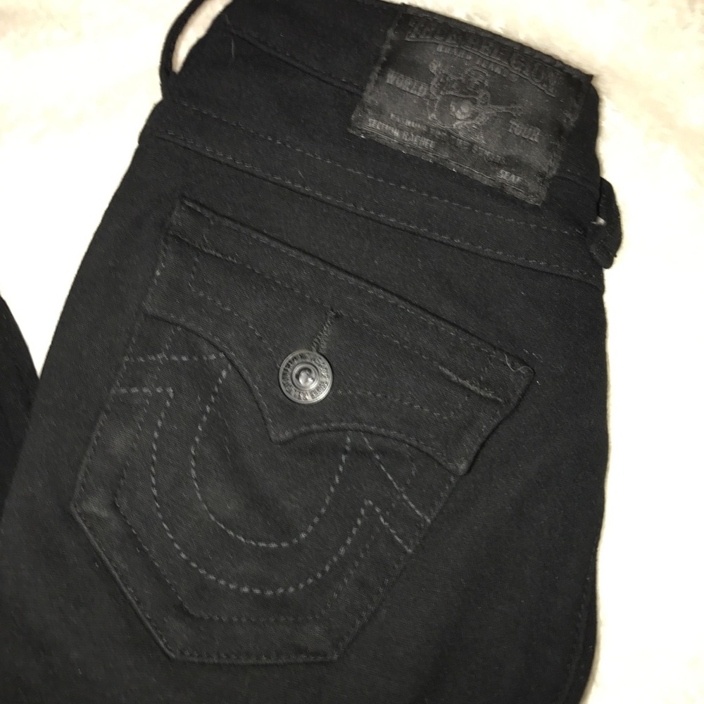 Black true religion leggings