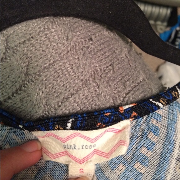 Chevron Scoop-Neck Tunic Dress - Picture 6 of 7