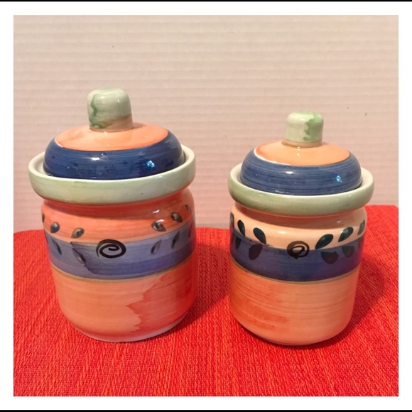 2-Set Ceramic Canisters / Containers - Picture 7 of 7