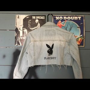 Personalized Playboy Denim Jacket🍒