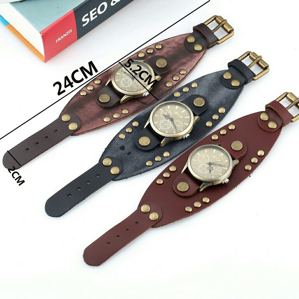 Handmade Leather Belt Watch - Picture 2 of 8