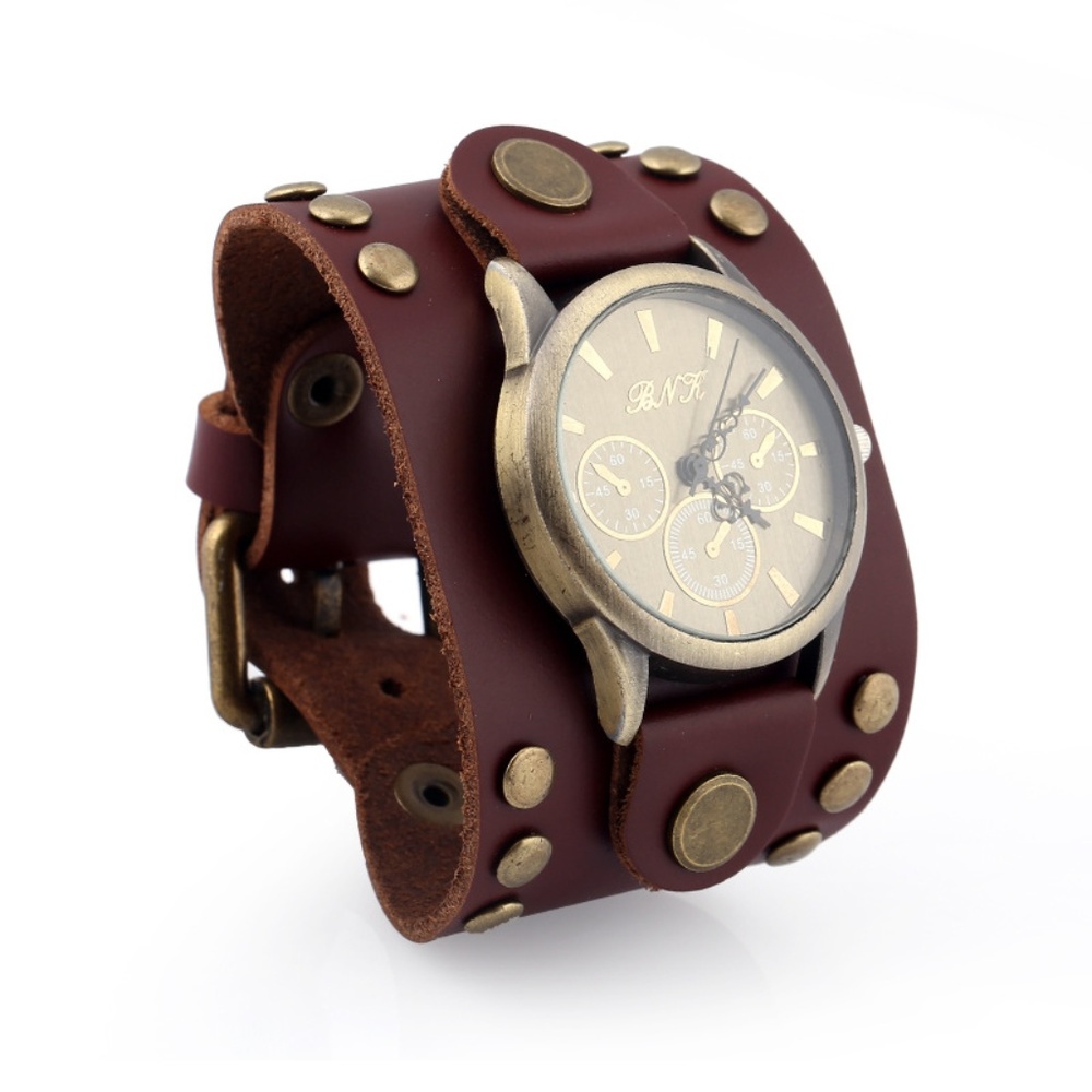 Handmade Leather Belt Watch - Picture 8 of 8