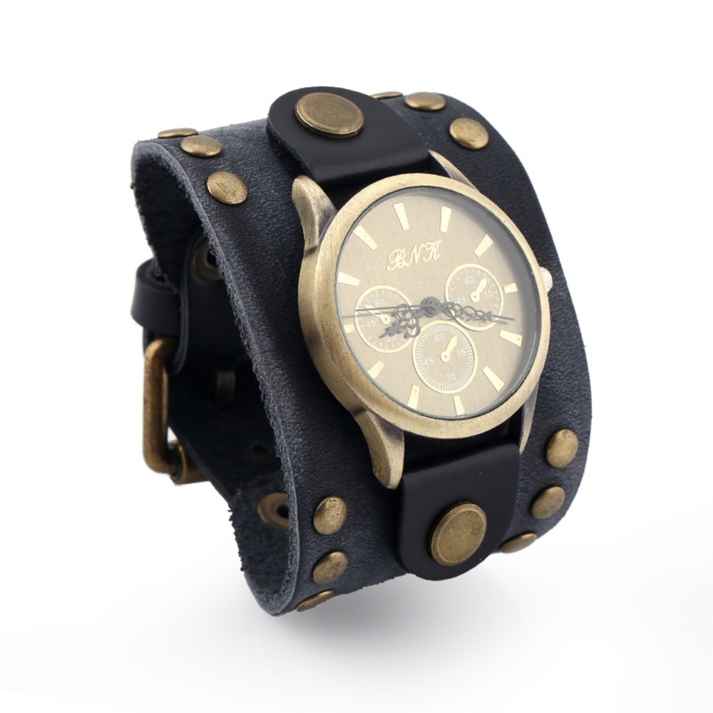 Handmade Leather Belt Watch - Picture 7 of 8