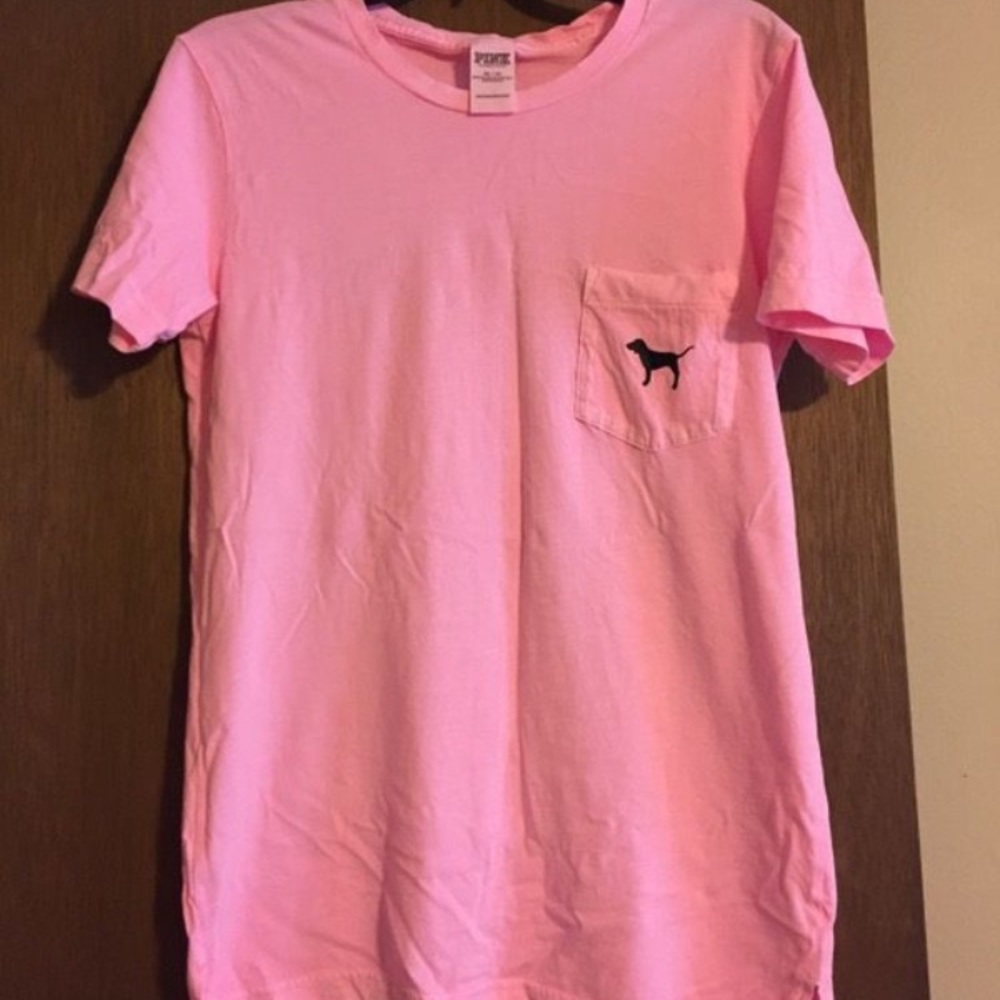 VS Pink Over sized Tee