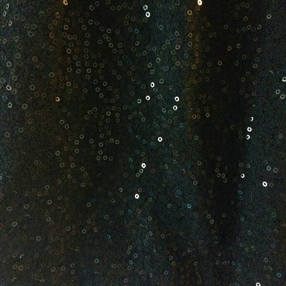 LOFT black sequin mini skirt, size small - Picture 2 of 4