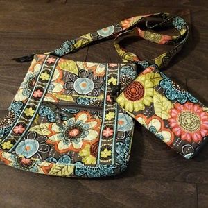 Vera Bradley Hipster Crossbody and Wallet