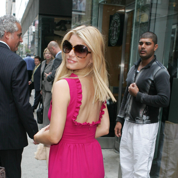 Jessica Simpson's Bombshell Magenta Dress- P/XS - Picture 4 of 5