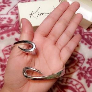 Silver cuff bracelet