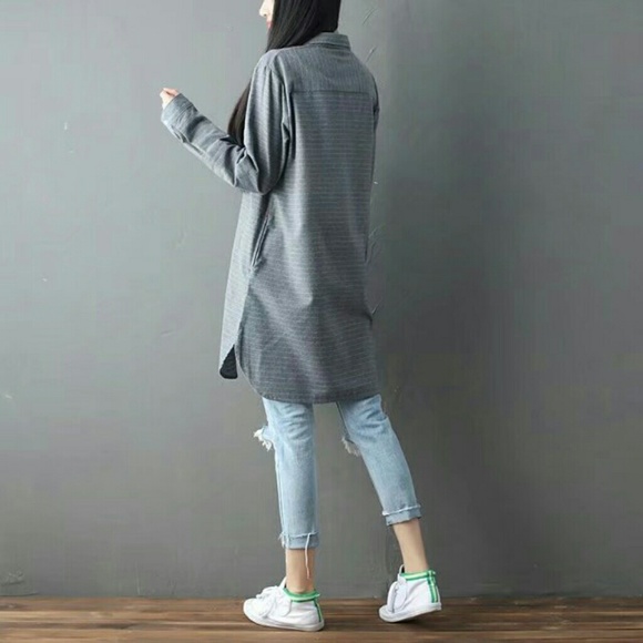 Long Button Down Shirt - Picture 2 of 4