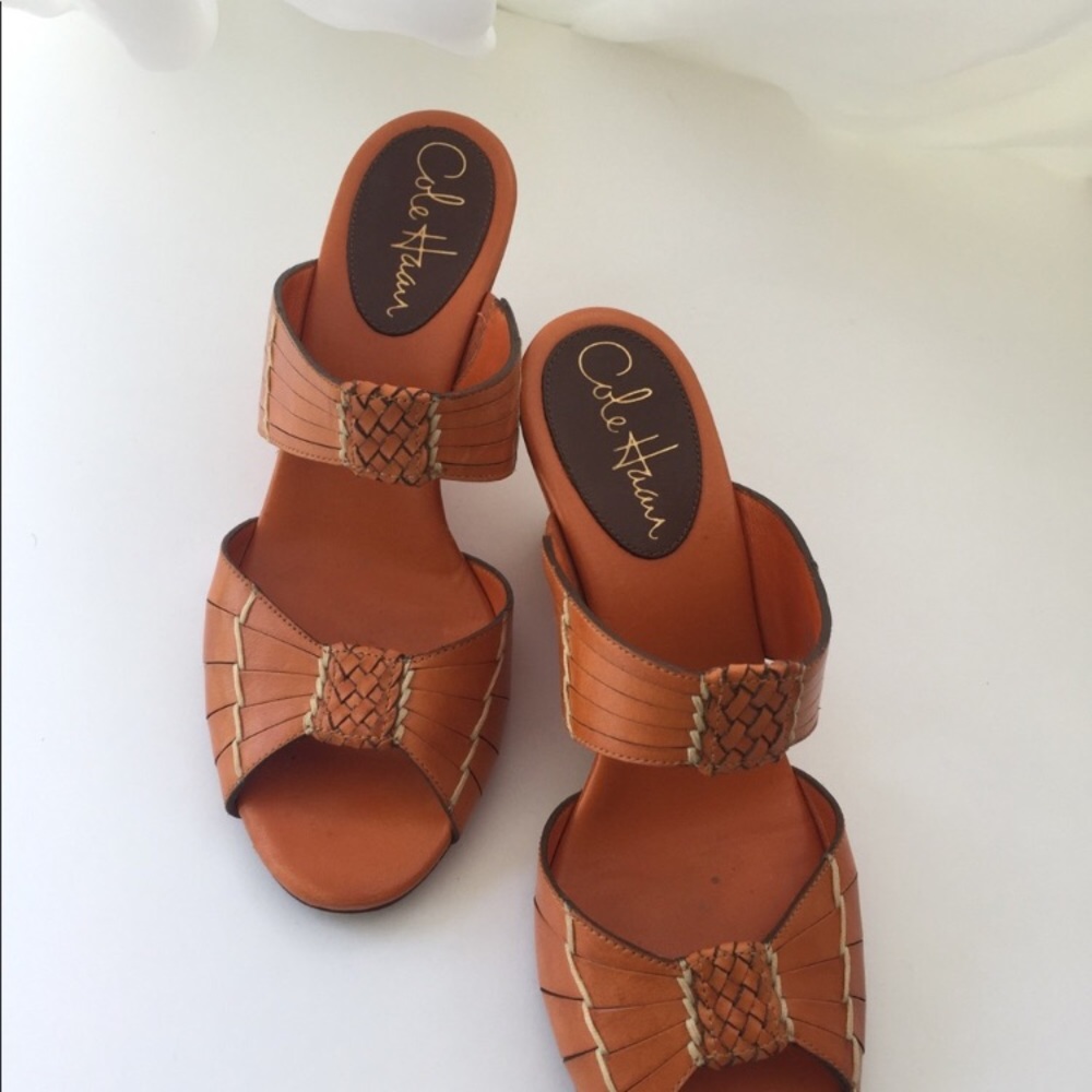 Cole Haan Wedge Sandals 5.5 (6 but run small)