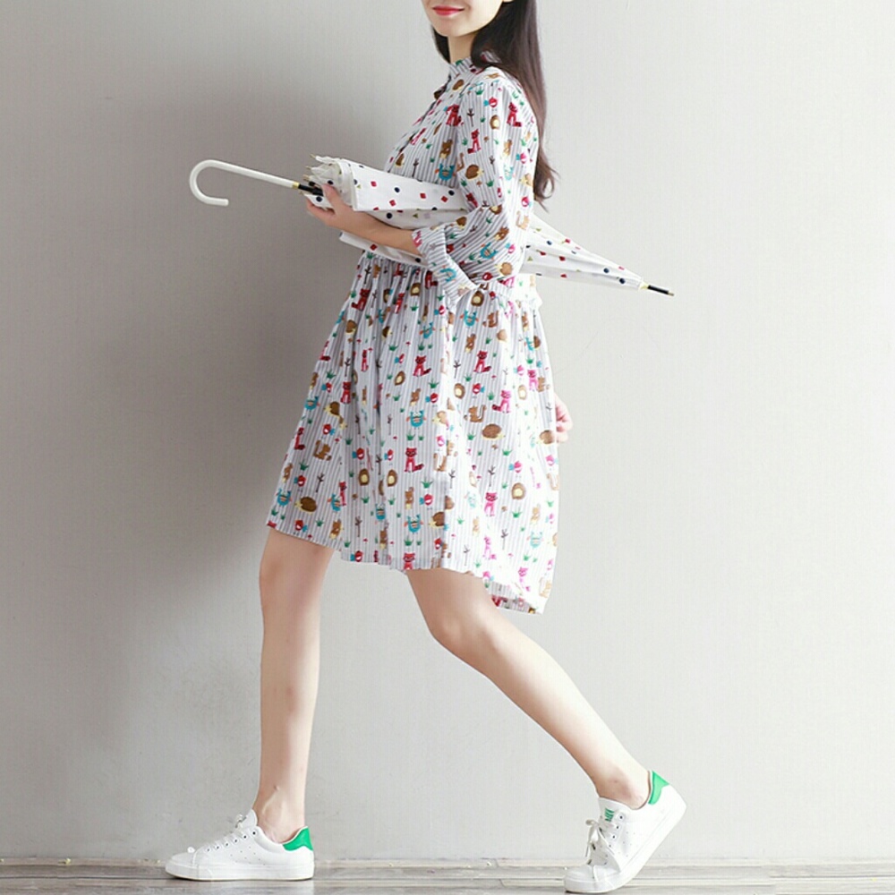 NEW Lovely Long Sleeve Midi Dress - Picture 3 of 8