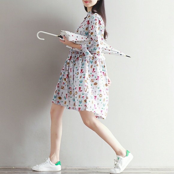 NEW Lovely Long Sleeve Midi Dress - Picture 3 of 8