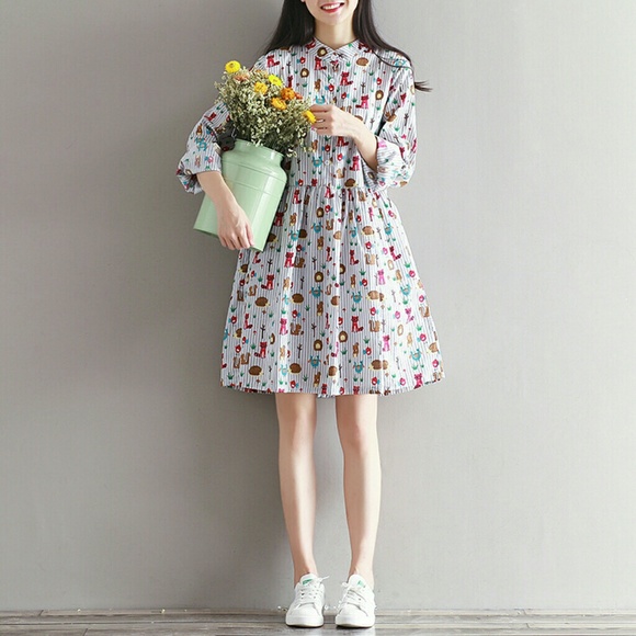 NEW Lovely Long Sleeve Midi Dress - Picture 4 of 8