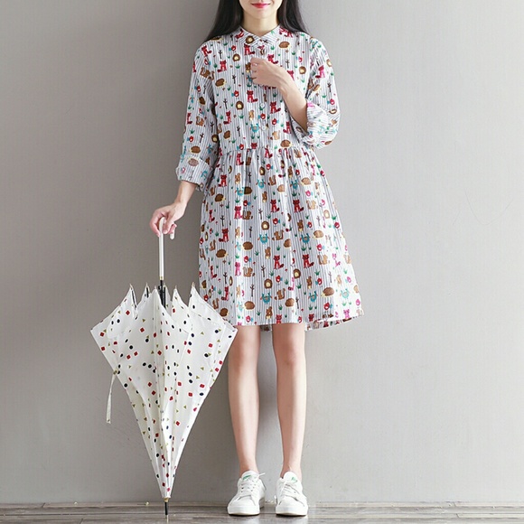 NEW Lovely Long Sleeve Midi Dress - Picture 5 of 8