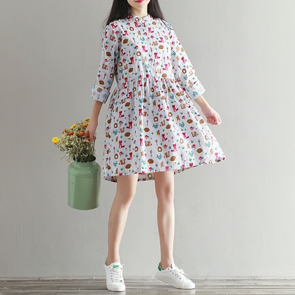 NEW Lovely Long Sleeve Midi Dress - Picture 7 of 8