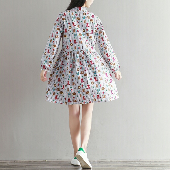 NEW Lovely Long Sleeve Midi Dress - Picture 8 of 8