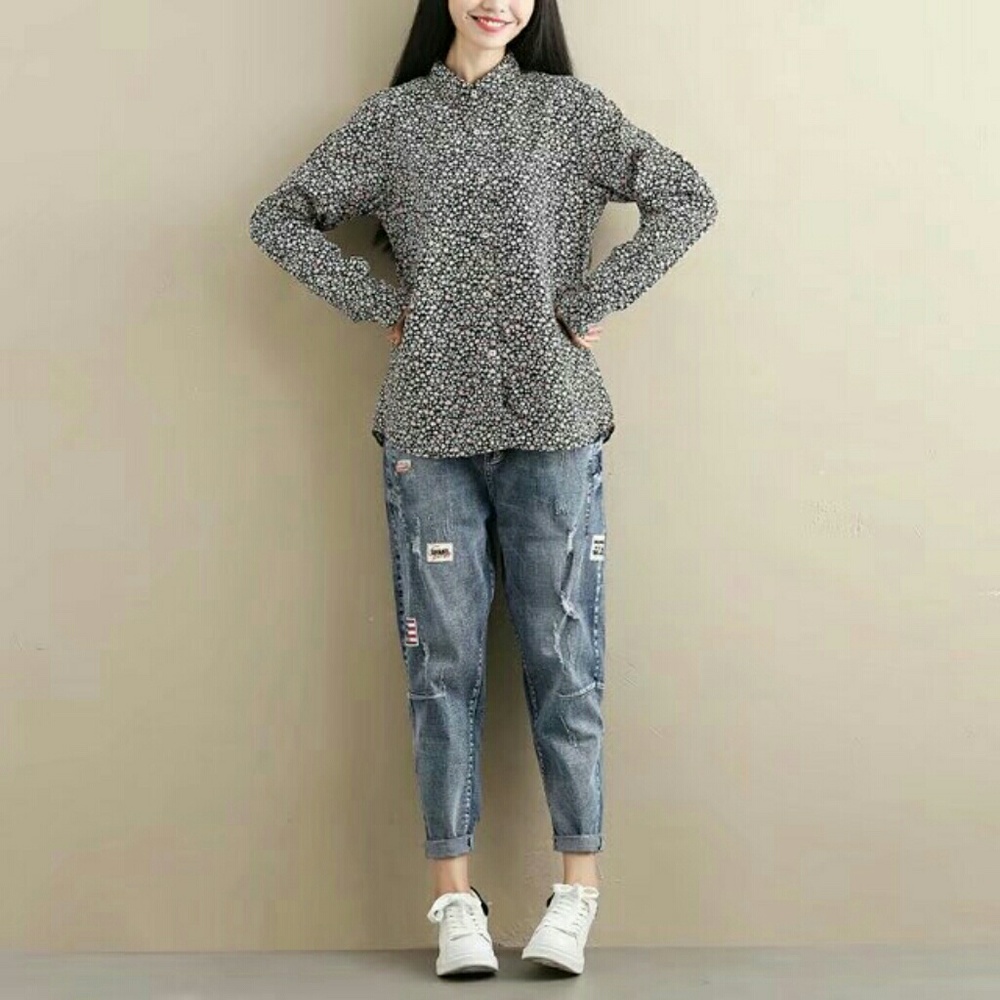 NEW Floral Button Down Shirt - Picture 2 of 3